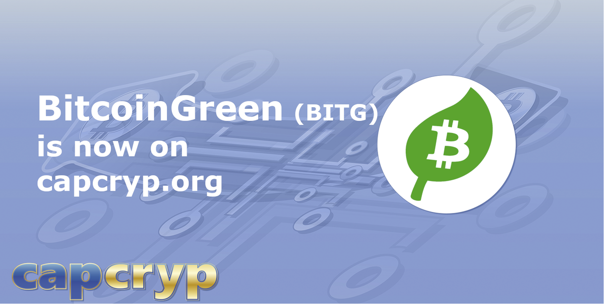 capcryp's tweet photo. Bitcoin Green (BITG) is listed on our exchange

https://t.co/NhD5pJjL9q

#capcryp #pyrcpac #pos #mn #bitg https://t.co/uAIqRHTING