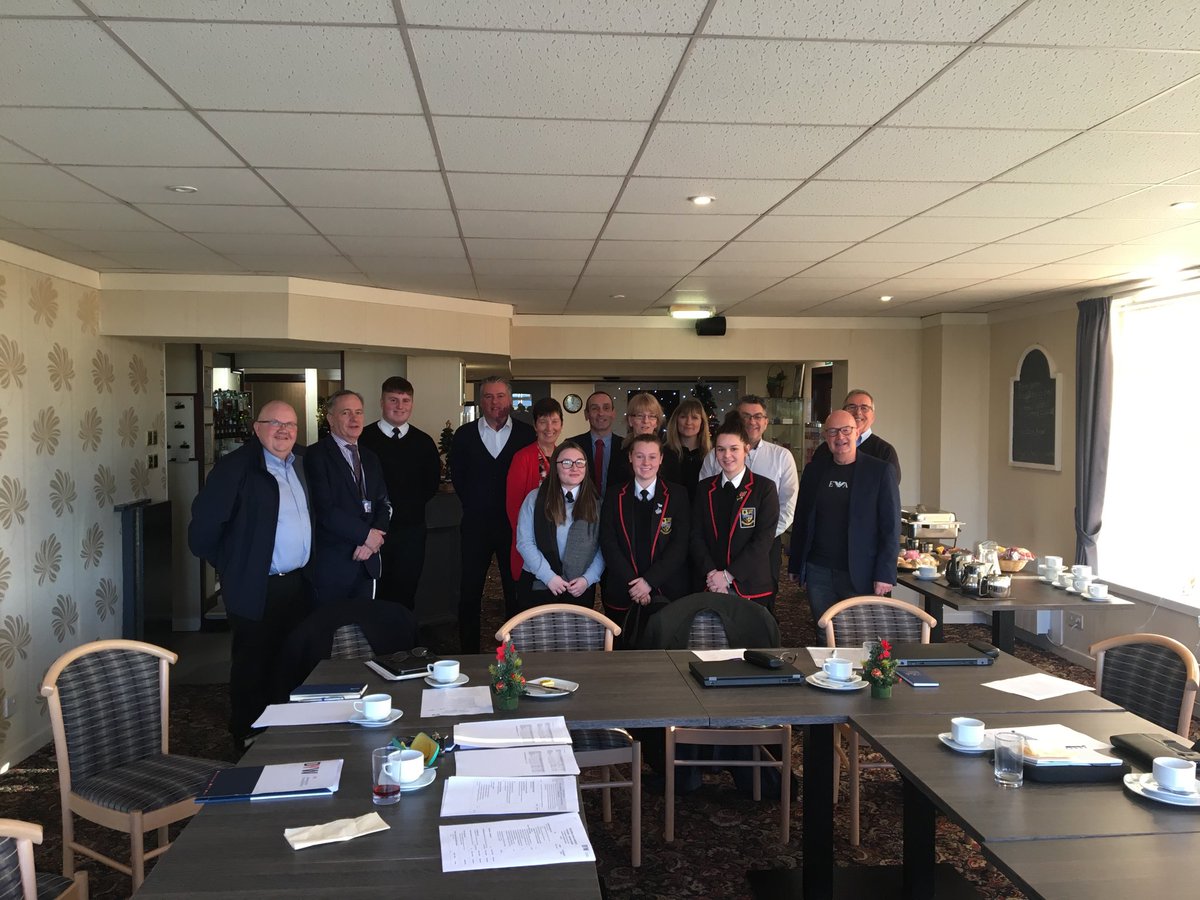 DYW Fife board meeting. Inspirational feed back from : Emma, Lauren, Jack and Hannah on their DYW experiences and how the board can help more of Fife’s young people progress into the world beyond school. Fantastic .