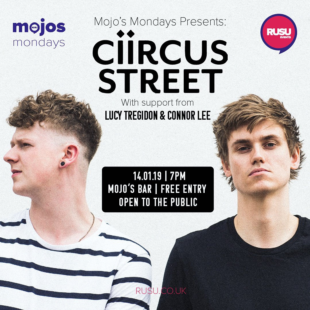 YOOO so we're playing MOJO'S BAR in Reading on the 14th January next year which is still definitely wintery enough to get your mulled wine on 🍷

Doors are at 7PM and tickets are FREE just follow this link: fatsoma.com/rusu-events/nh…

J&amp;S x