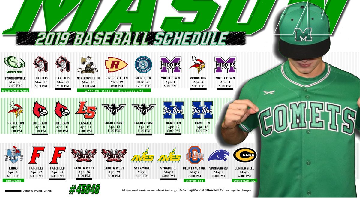 MasonHSBaseball's tweet photo. We are ready to roll in 2019!! https://t.co/UKIomRS8mw