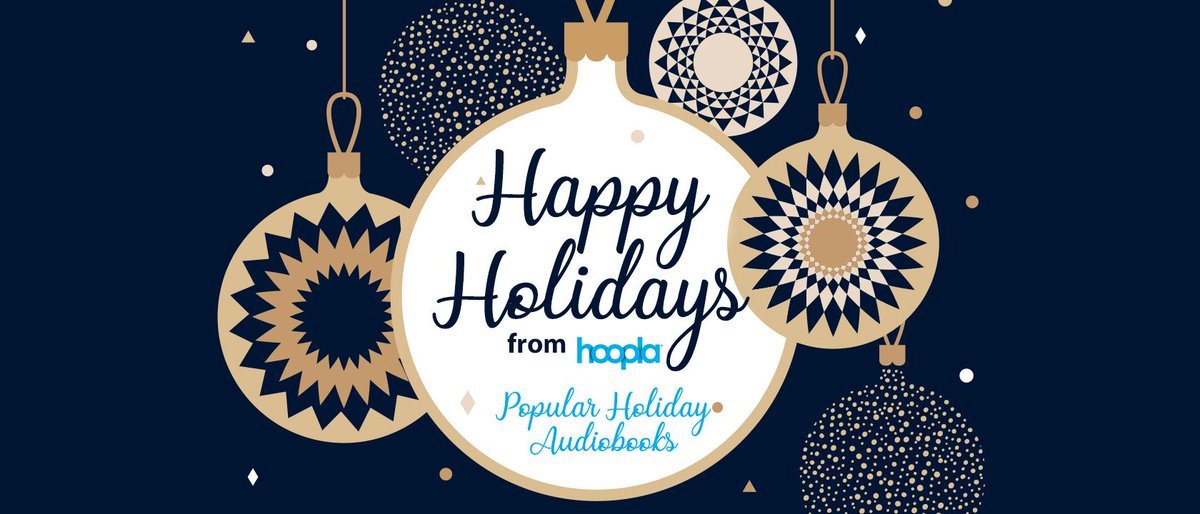 hooplaDigital's tweet photo. 'Tis the season to spend time with family... or curl up and listen to these holiday #audiobooks!

https://t.co/JqW0slTXjy https://t.co/dQwzmTmJjq