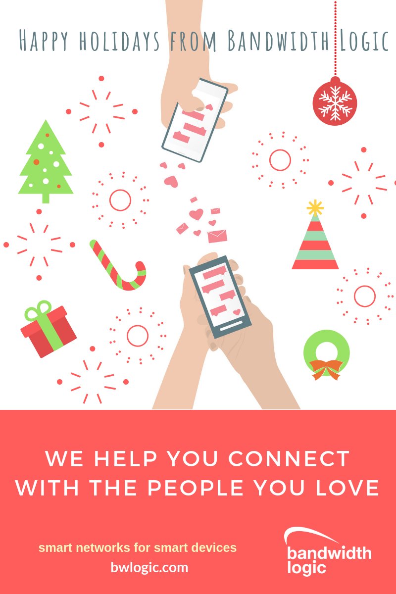 BandwidthLogic's tweet image. Best wishes for our Bandwidth Logic customers, partners, friends, and their families during this magical holiday season. Let&apos;s CONNECT in 2019!
