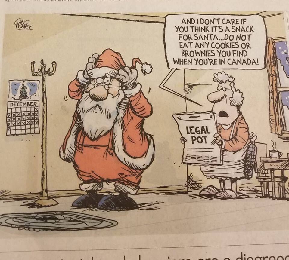 TheGreenDailyy's tweet photo. Santa has been warned 🤣 #staycrispy #cannabis #santa https://t.co/HacIIxUvrZ