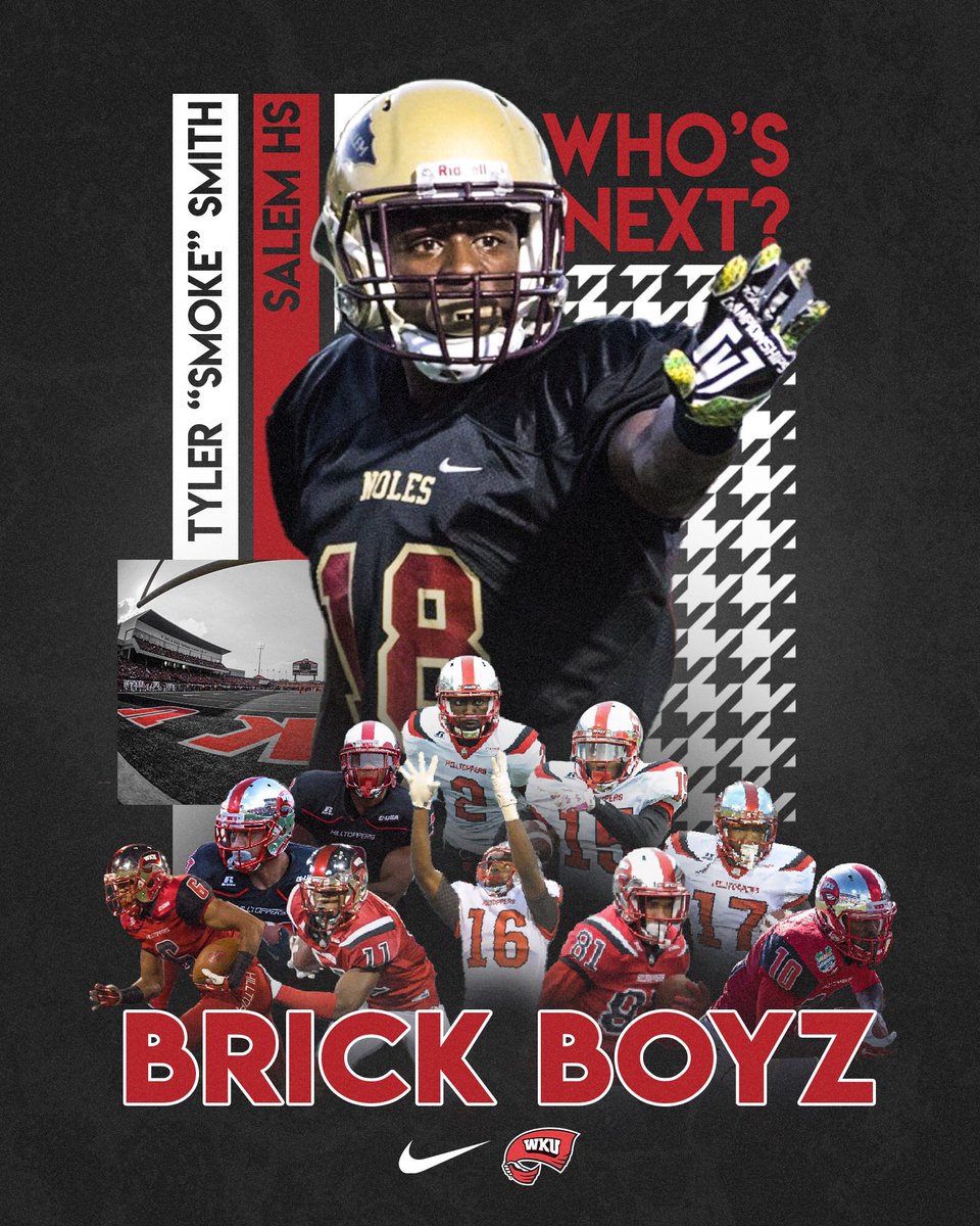 CoachBrown_MDN's tweet photo. Had the pleasure of adding (4) more members to the “BRICK” Family today &amp; we are excited to get them on campus soon to watch them: Make big plays, Score TD’s, Become better men and Earn their degrees. Who will be next to join the family? #NSD19 📝
#TopsOnTop 🔴⚪️ #BrickBoyz 🅱️👌🏾 https://t.co/NAIRpY7Xs2