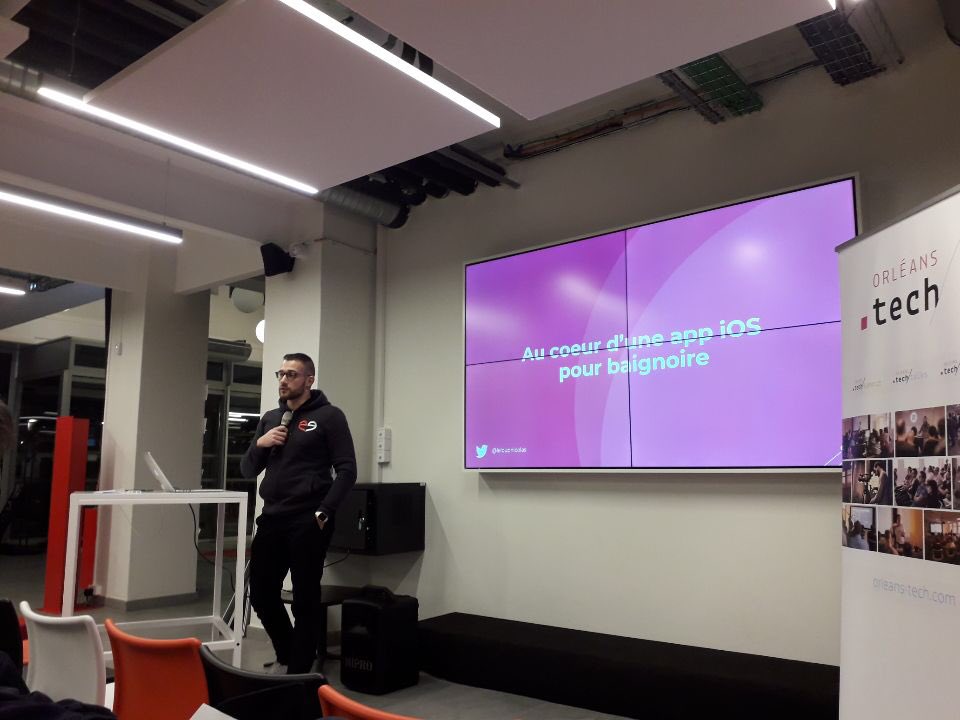 CMenindes's tweet photo. Deuxieme #talk au #orleanstech dédié à l'orga et au dev des apps @MeetupFR par @leloupnicolas 

#agile #features #team au service de la performance de l ❤️ 😉

Bravo ! https://t.co/YteDraAINg