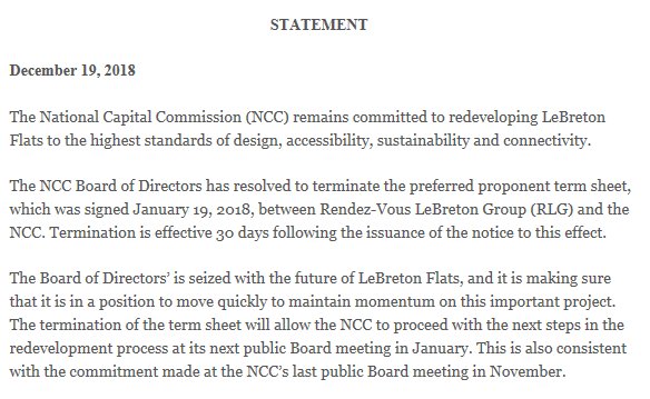 #BREAKING: A Statement has been released by the NCC regarding the LeBreton Flats dispute https://t.co/qZOt5StX58