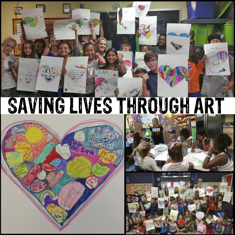 Art transforms &amp; heals. Our #Free2BeME Project creates a safe space 4 youth 2 express themselves creatively, foster self-esteem, teamwork, communication &amp; leadership skills. 
HELP US SAVE LIVES THRU THE ARTS &amp; create a kinder, braver, more LUV-filled 2019 free2luv.org/donate