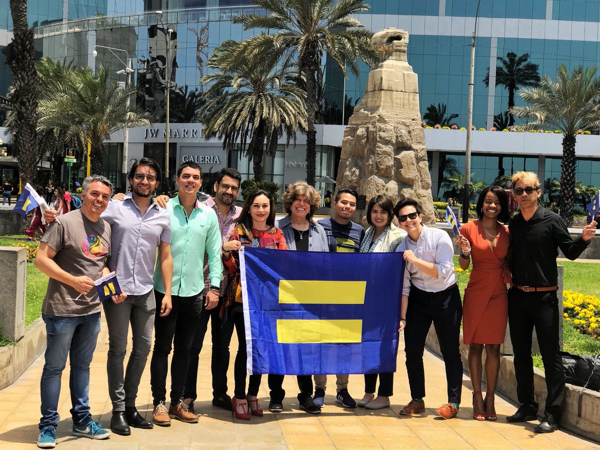 HRC in Lima, Peru, to promote LGBT workplace inclusion.