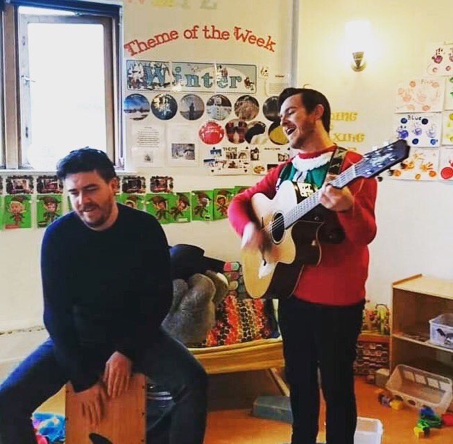 UnemployableIE's tweet image. So we got our Christmas on a few days ago and visited Bessborough Crèche to play some Christmas tunes for the little ones. Easily the most entertaining crowd we’ve ever had! We even got a bilingual version of Jingle Bells!#christmas2018 #irishmusic #musicforkids #creche #corkcity