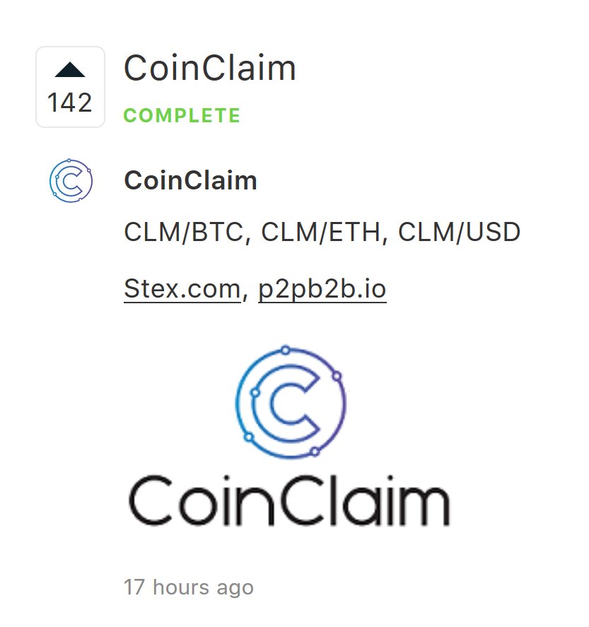 coin_claim's tweet image. The @coin_claim team is honored and excited to join @blockfolio ! Thanks to our supporters for their votes to help make it happen!