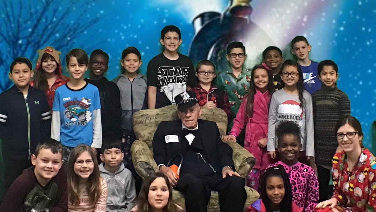 All aboard The Polar Express Train to the North Pole! #leopardspotting <a href="/HumbleISD_LSE/">Lakeshore Elementary</a>