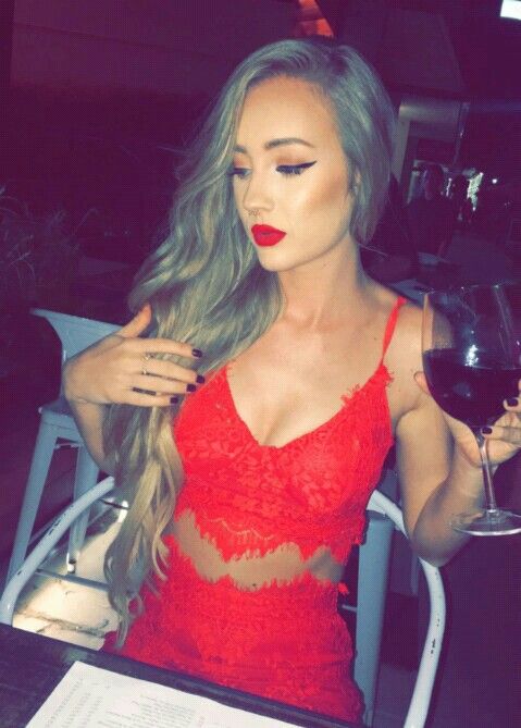 "Went out to party with my baby."