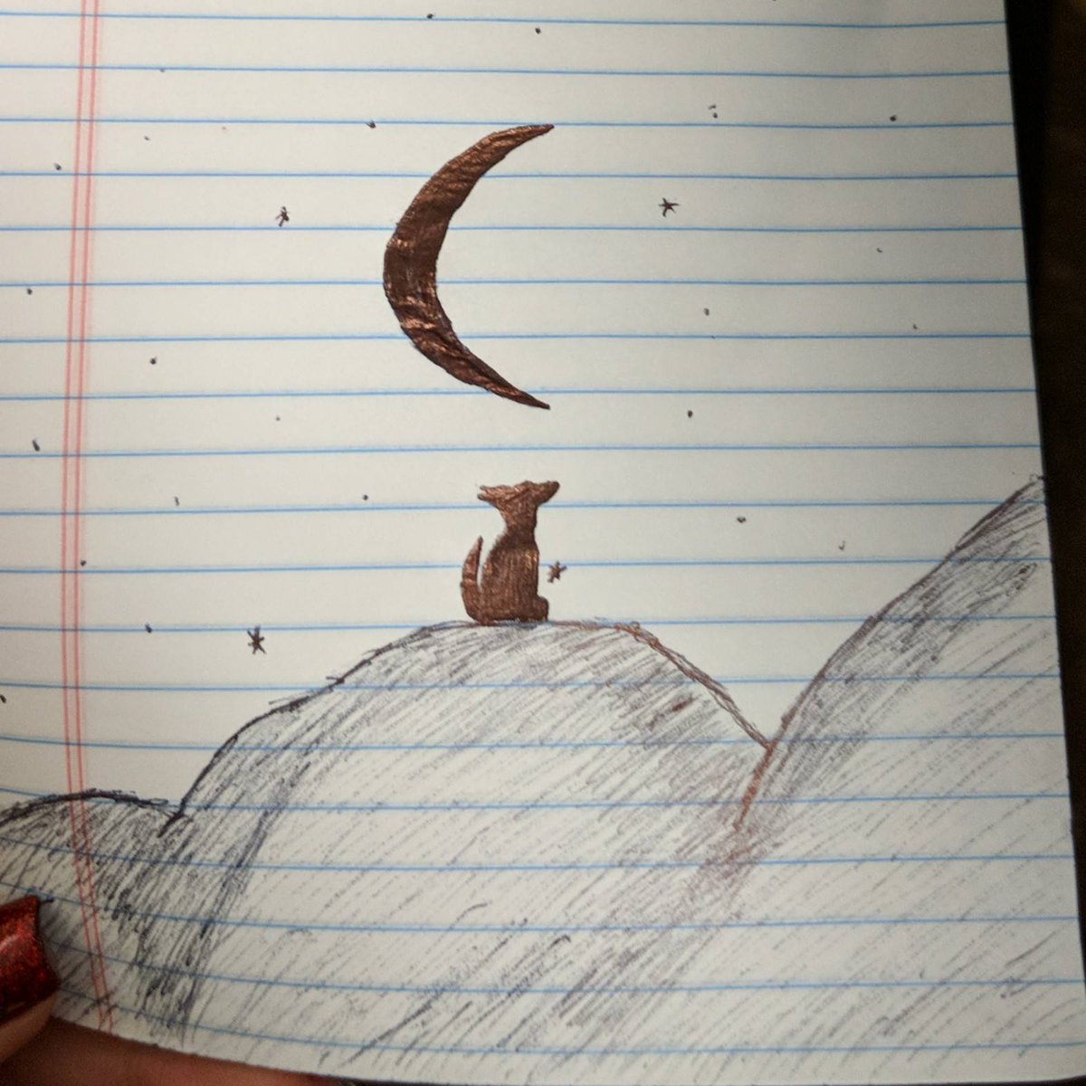 LsStreaming's tweet photo. What do you do in a 2hr treatment team meeting? Draw, of course....
.
.
#mgdraws #desertwolf #coyote #drawing #artistsofinstagram #artlife #moonandwolf https://t.co/LtAU3dHDQF