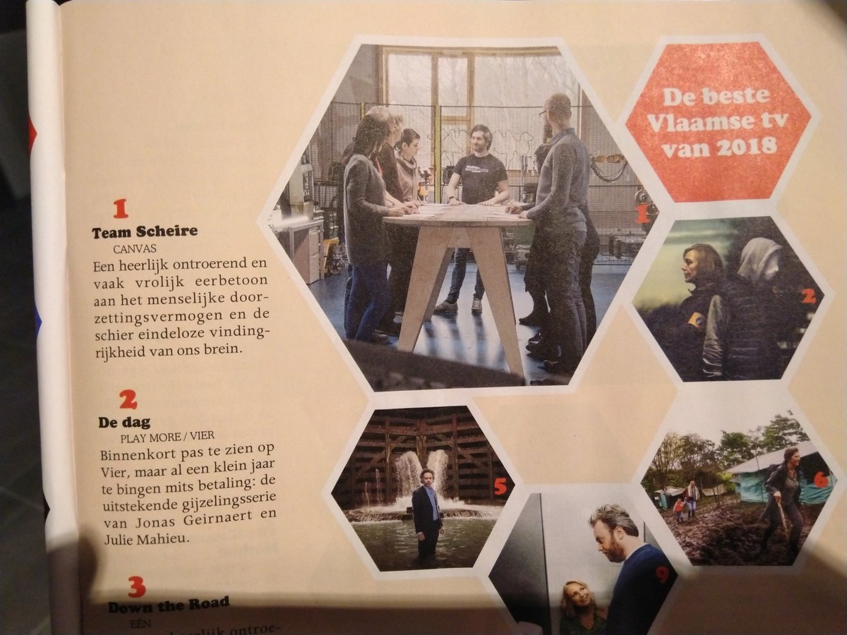 Verkozen door Knack tot beste tv van 2018. #TeamScheire