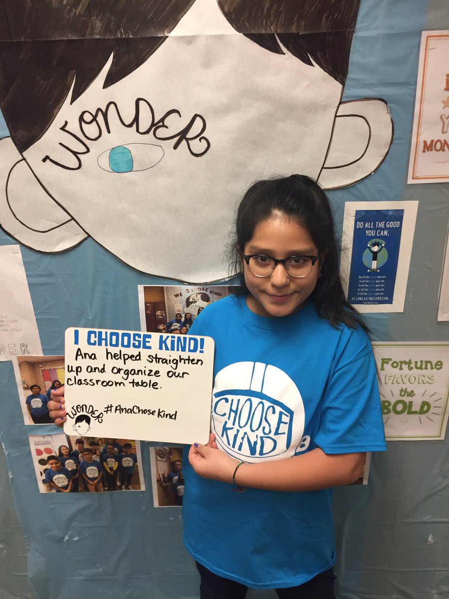 mllmrsjohnston's tweet photo. Ana chose kind! #mylincolnlion #swagstudent #choosekind https://t.co/FFQXkFHHm0
