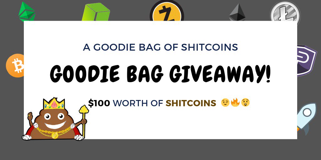 DoIOwnaShitcoin's tweet image. GOODIE BAG GIVEAWAY TIME! 😎🔥💩

To get some bull run vibes going, we are giving away $100 in #shitcoins!

All yo have to do is:
1. Follow @DoIOwnaShitcoin
2. Like and RT this Tweet
3. Comment here with your favorite #shitcoin

Winner chosen on February 1st!
#bitcoin #crypto