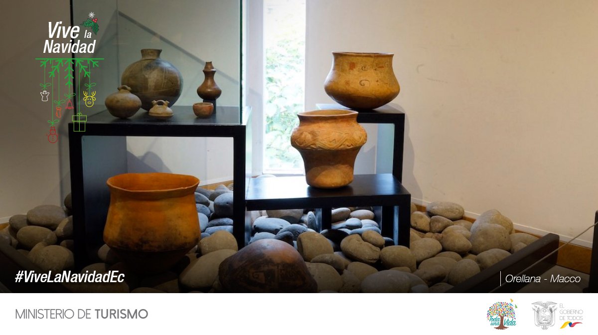 #Orellana te espera en #ViveLaNavidadEc recorre el Museo Arqueológico  Centro Cultural de Orellana, MACCO, y regresa tu imaginación unos 1000 años mientas observas más de 350 piezas la cultura Omagua. Más detalles aquí: bit.ly/2EEsHiP