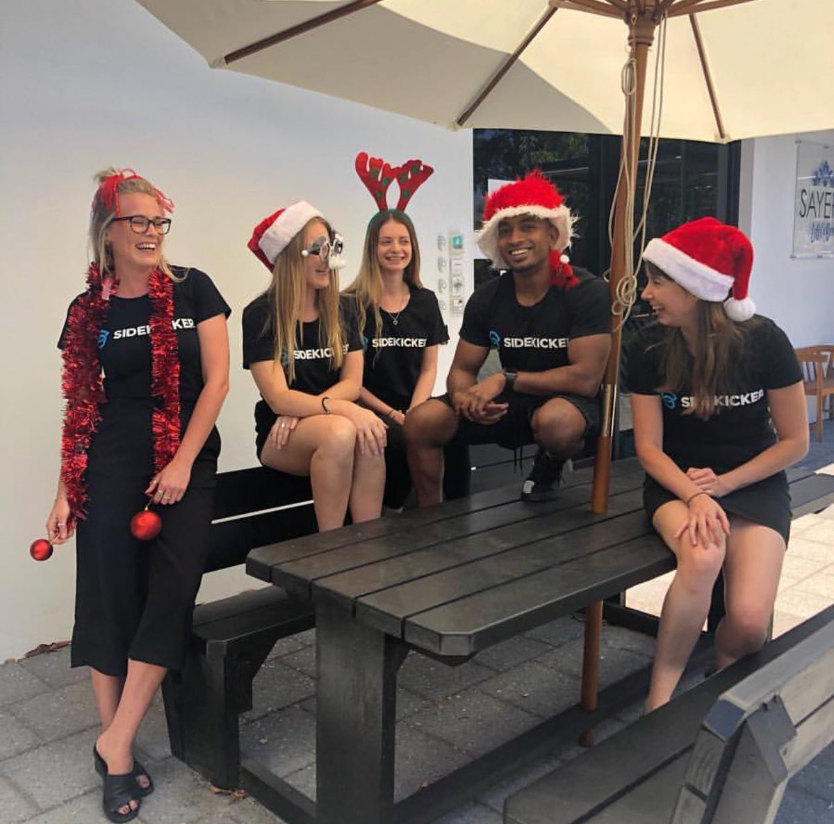 getsidekicker's tweet photo. 😎 Team Perth celebrating a killer year over in the West! 🙌 #westcoastbestcoast #perth #sidekicker https://t.co/qeDyqAI26t