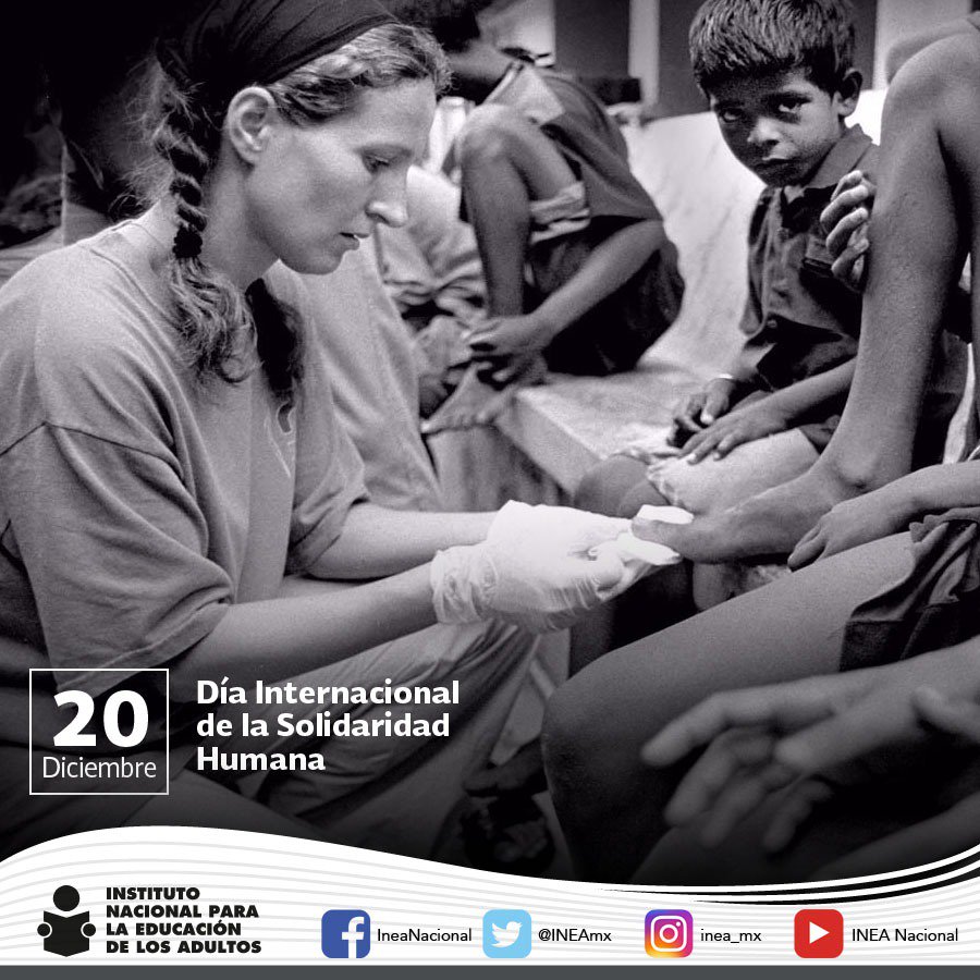 🗓 #SabíasQue La Asamblea General de las Naciones Unidas, proclamó esta fecha como el Día Internacional de la Solidaridad Humana. Generar el valor de la solidaridad es muy importante para un desarrollo favorable de la sociedad. ✅