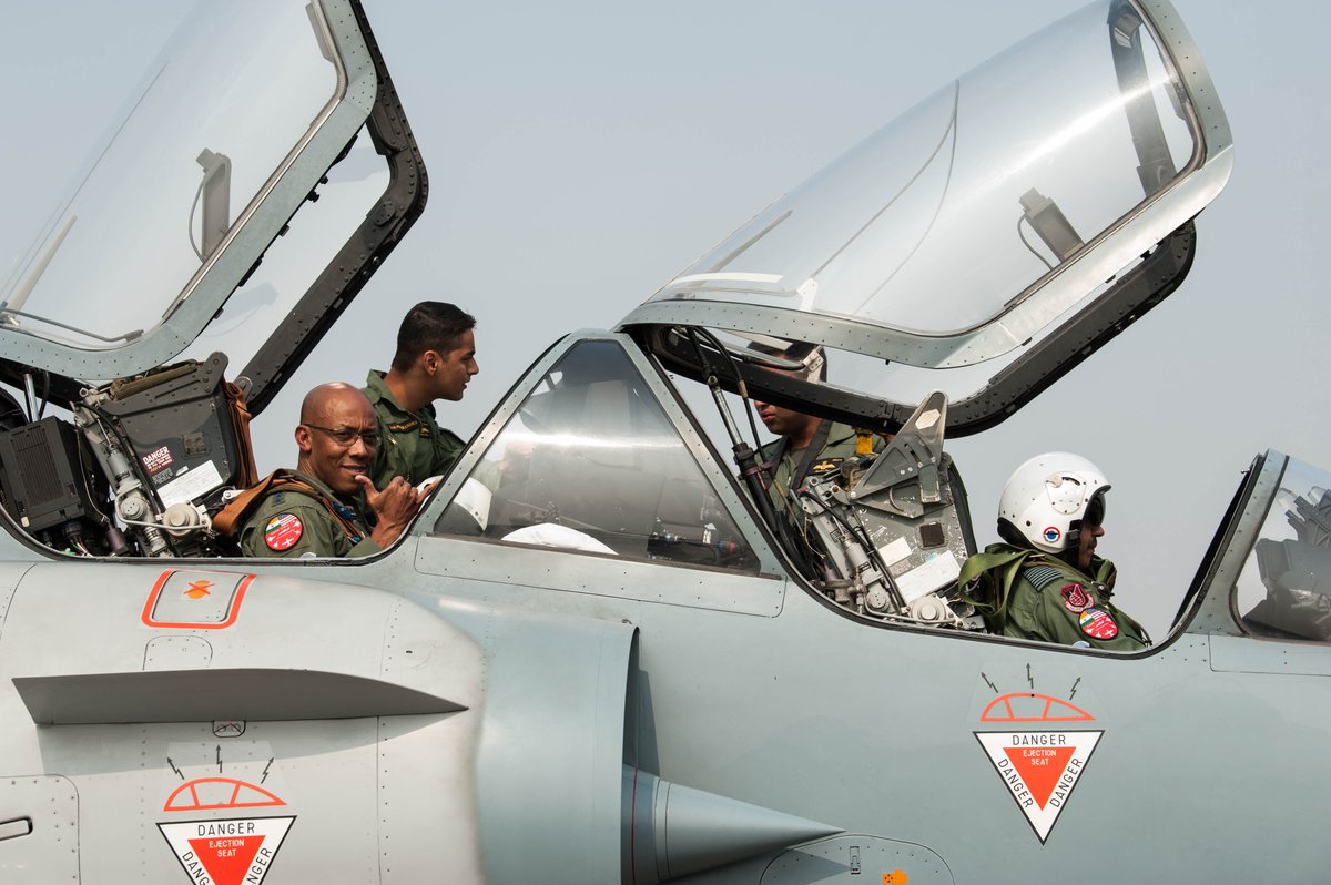 PACAF's tweet photo. #ICYMI #COMPACAF flew in an @IAF_MCC Mirage 2000 at exercise #CopeIndia2018. If you had the opportunity to fly in any aircraft, what would you choose? https://t.co/UQt7FkWwpT