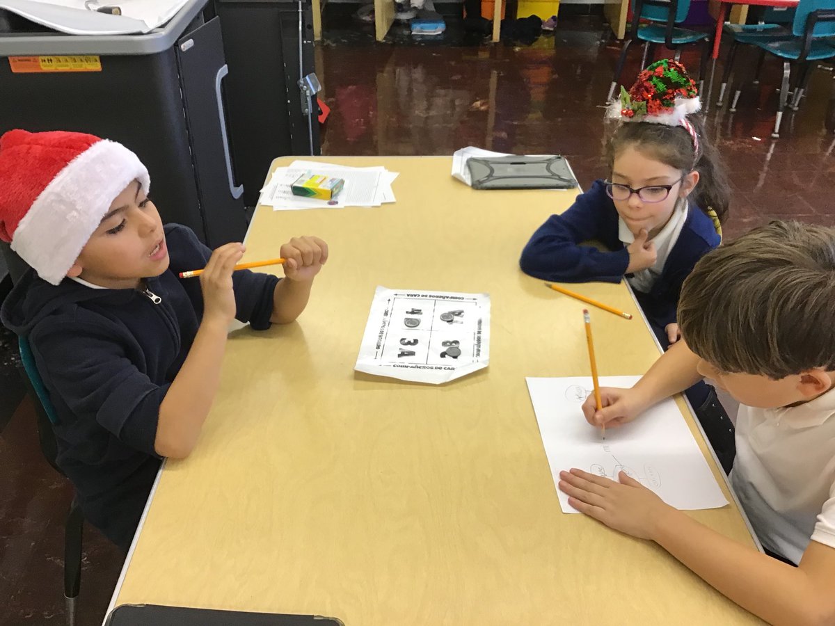 MsCuriel's tweet photo. Using the Kagan talking chip and round table strategies. Students are also using thinking maps by creating a double bubble map to compare two books from the same author. #Roybulls #D83Shines #kagan #talkingchips #roundtable #thinkingmaps #doublebubblemap https://t.co/SjIxpSaoE1