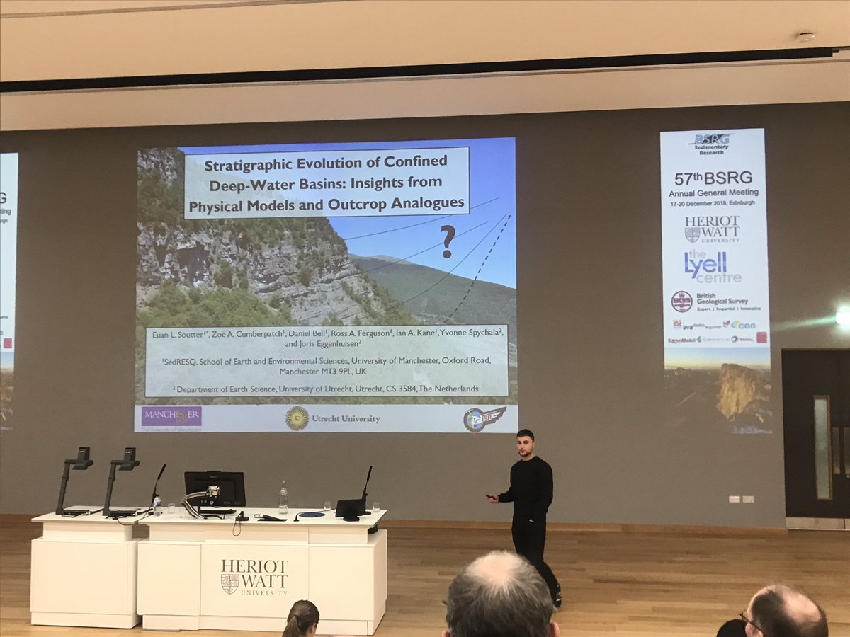 SedResQ's tweet photo. And a great talk from @soutterbidite on our teams work @UtrechtUni @Moving_Sand @IvyTheSpy  

Also a huge congrats to Euan for winning the best student paper for the #halibutslide  

#bsrg18 https://t.co/whoqPfRF10