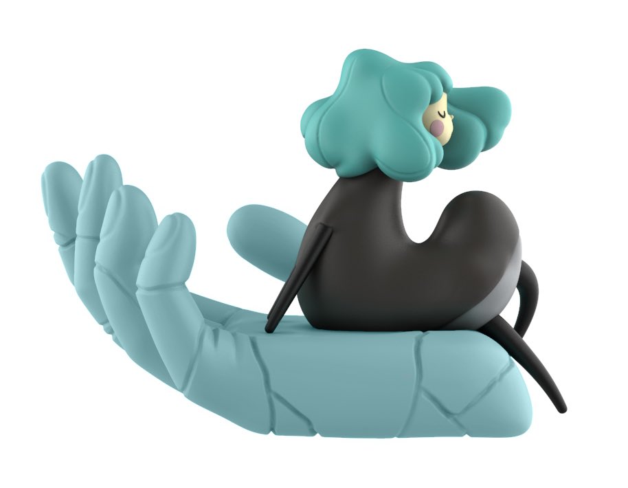 Preorder the charming GRIS vinyl figure by @ESCToy exclusively on