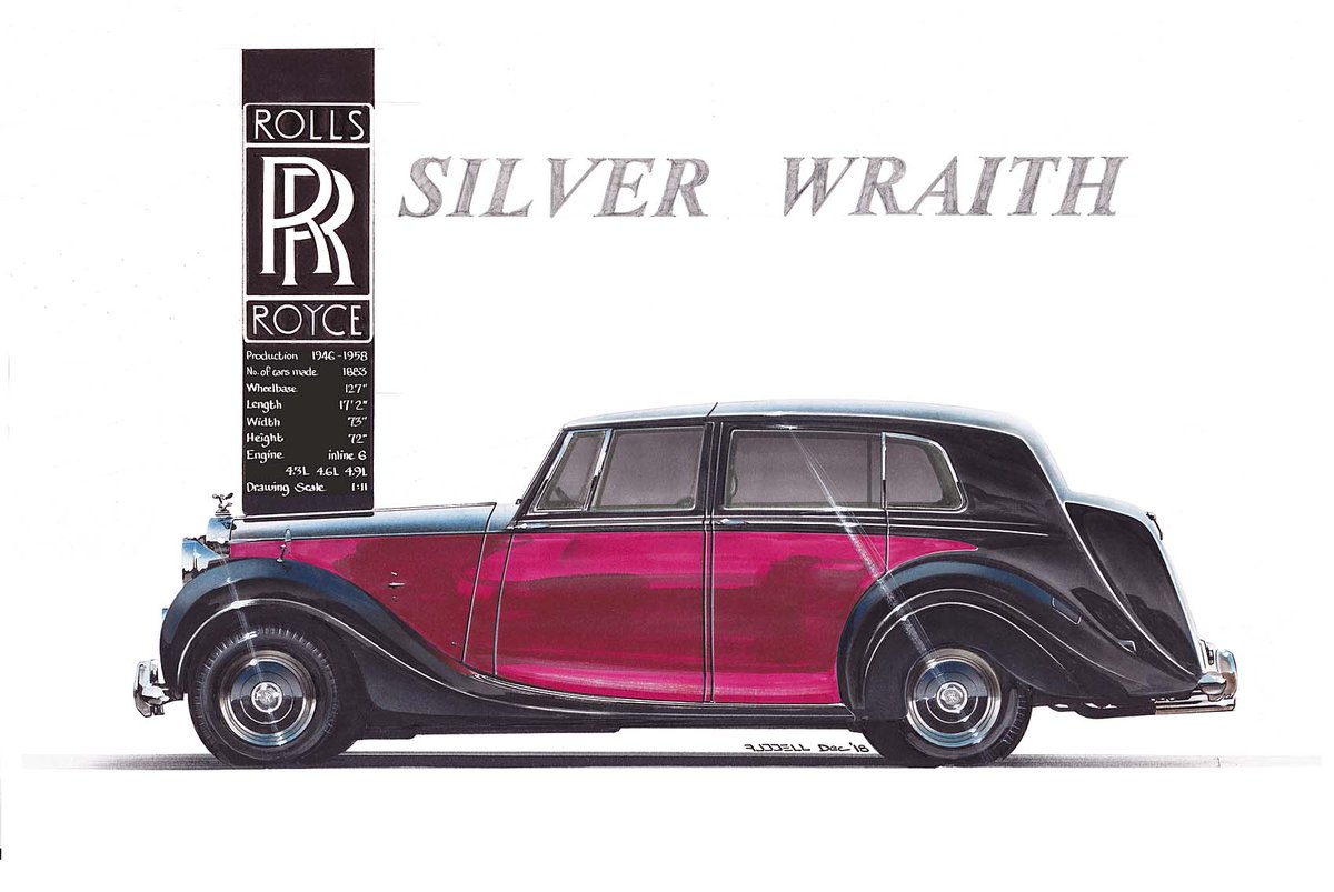 CliffRuddell's tweet photo. The Rolls Royce Trilogy is finished!! Have really enjoyed revisiting the draughting and sketching skills from Jaguar in the 70s and 80s - A2 wrapped canvas prints from https://t.co/0Y4he5Aj9p #oldschooldrawing #magicmarker #RolsRoyce #JohnBlatchley https://t.co/u6ebF1ZhSY
