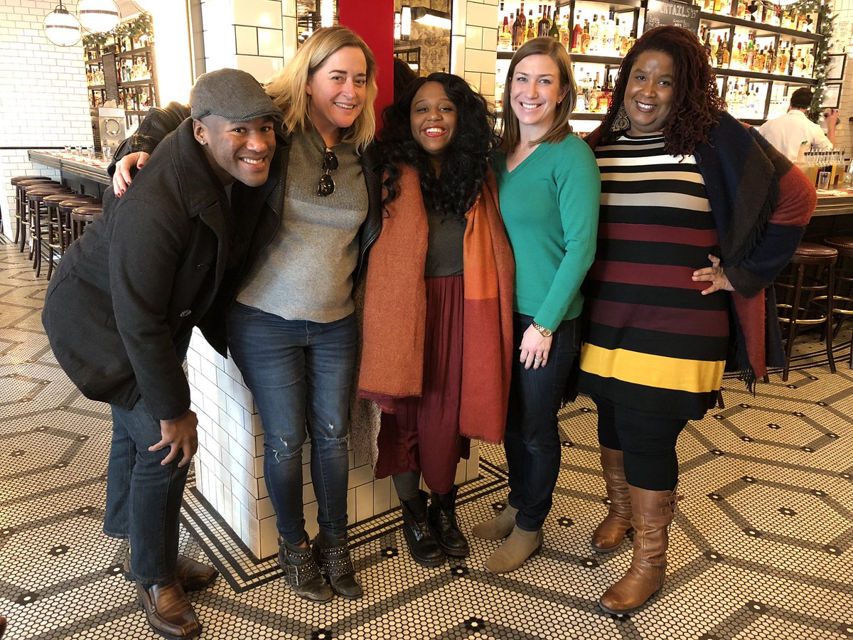 Tammy's tweet photo. I would also like to discuss my adoration for these smart, creative and kind humans. I’m so lucky to get to work with @steptothemic @mayascade @Estinton @dyhatchett! #VerifiedStrategy https://t.co/AepXzrXkCh