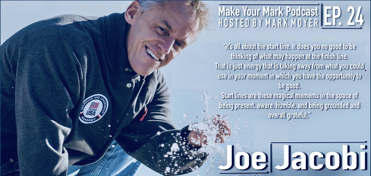 MarkMoyerCoach's tweet photo. It’s not the finish line that matters, it’s having the preparation and courage to start!
Whatever that “race” may be, (speech, interview, meeting...) training in advance is key!
There is no doubt @JoeJacobi #MadeHisMark on today’s podcast 🔊https://t.co/GocyPOGJjb https://t.co/4lxJJzXnrT