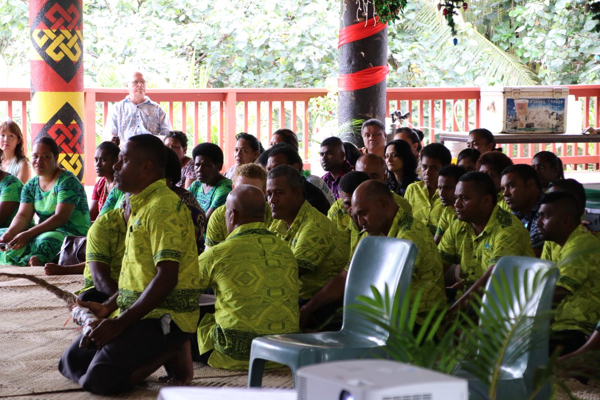 UniSouthPacific's tweet photo. We farewelled our outgoing Vice-Chancellor and President, Professor Rajesh Chandra, in a traditional ceremony organised by our staff at Laucala.
Prof. Chandra has served at this position for the last 11 years.
Vinaka Prof. Chandra
#USPVC #FarewellatUSP https://t.co/7qmQ7EjixQ