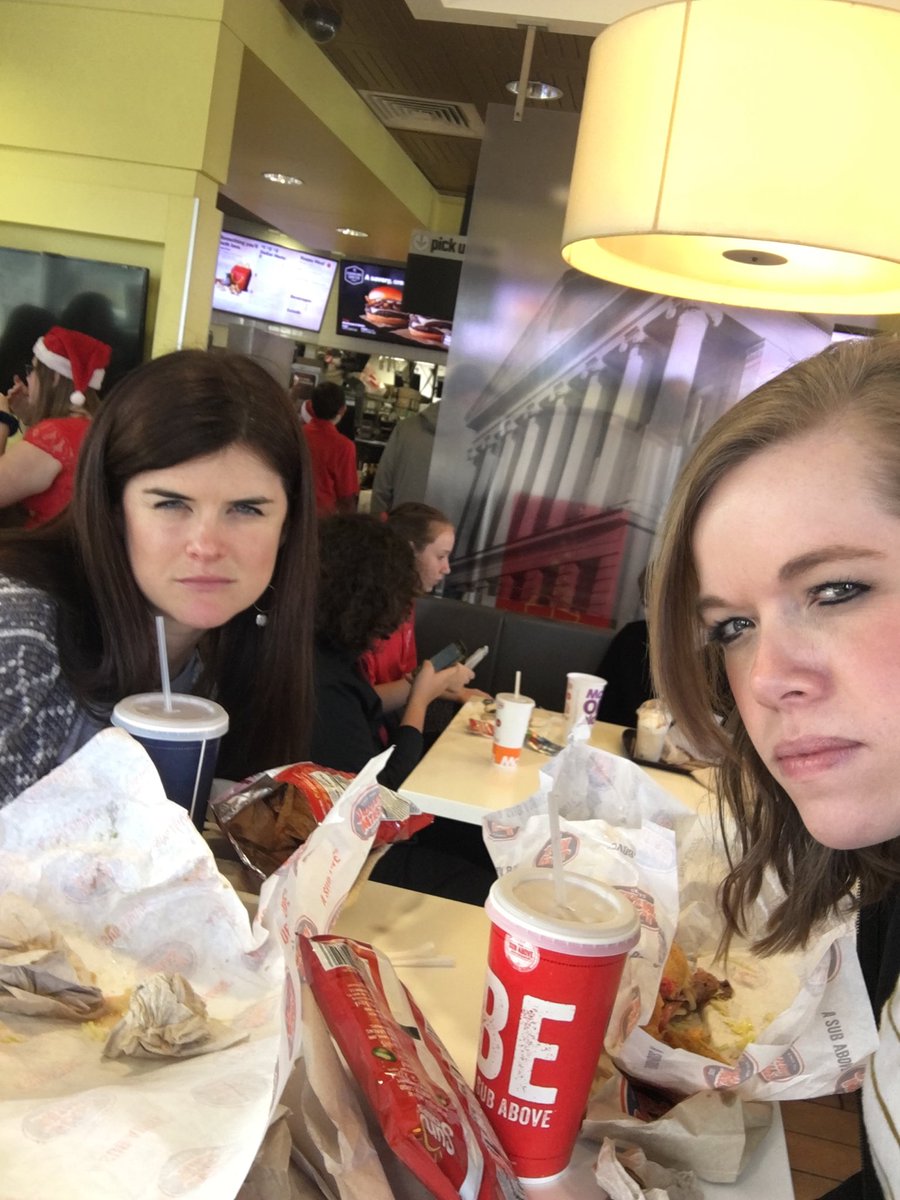 mariadbobo's tweet photo. When you have to go to McDonald’s on the field trip 🙄 but at least the kids were awesome! 👏🎄❄️ #hmstntribe #slytherindian https://t.co/BgT5ZNbxJZ