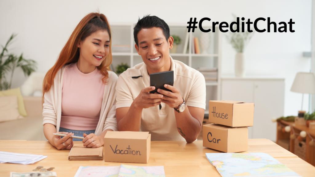 asian couple calculating and saving money 