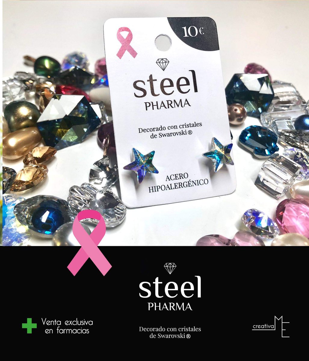 SteelPharma's tweet photo. Hoy os presentamos nuestro exclusivo modelo Estrella Nebrixa montado y decorado con Cristales Aurora Boreal de Swarovski, realzará tu belleza y elegancia en estos días de Navidad.
#swarovski #joyeria #acero #salud #belleza #estrella #nebrixa #hipoalergenico #farmacias https://t.co/W4iRmDna0D