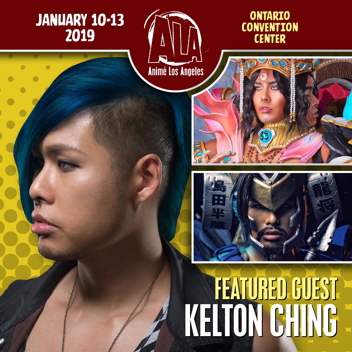 ALA 15 Featured Guest @KeltonFX will be at Animé Los Angeles 15 this January 10th to 13th at the Ontario Convention Center!
----------
For info & registration: bit.ly/ALA15-Registra…
#AnimeLosAngeles #ALA15 #Anime #KeltonChing