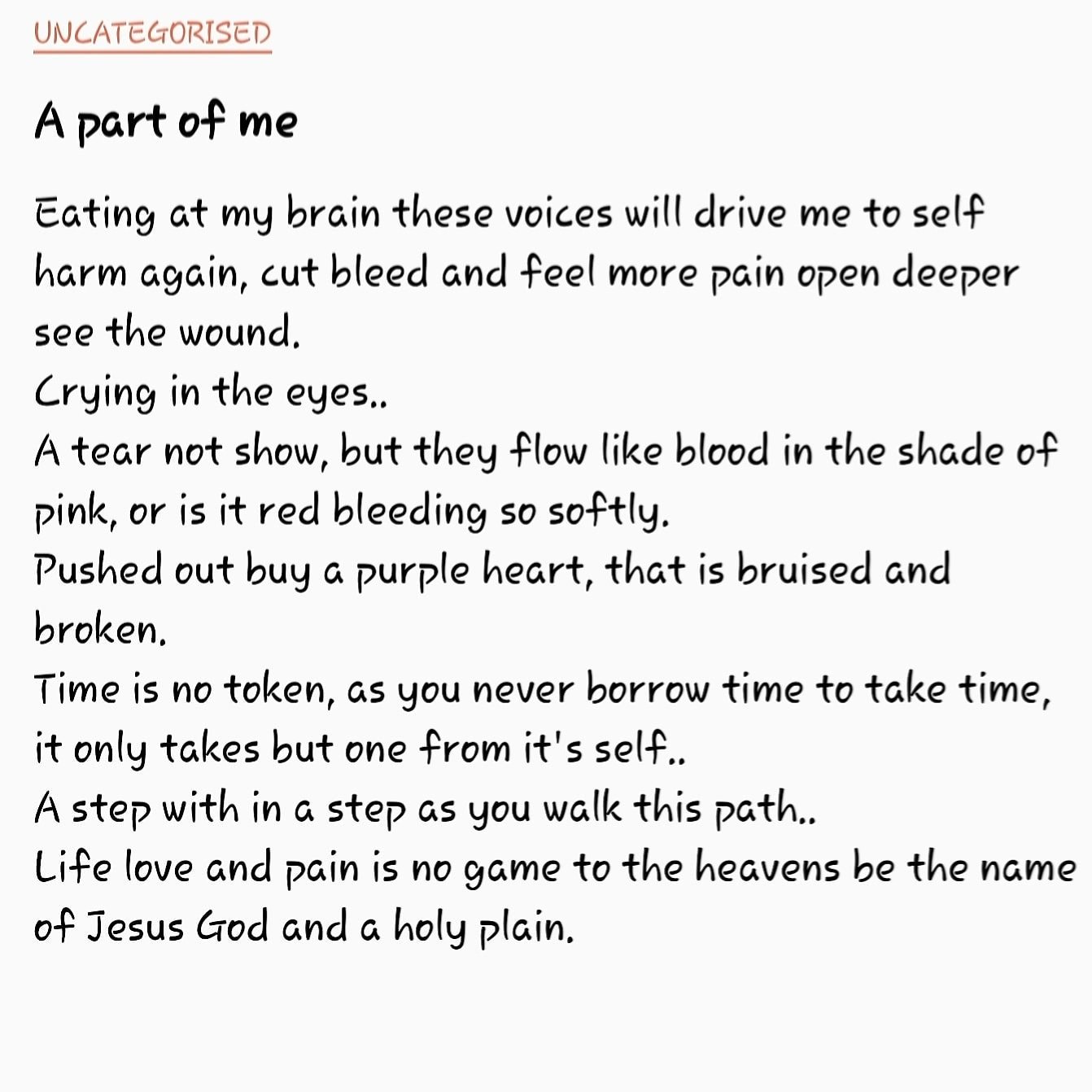 Random Shizophren Text Schizophrenic Writing