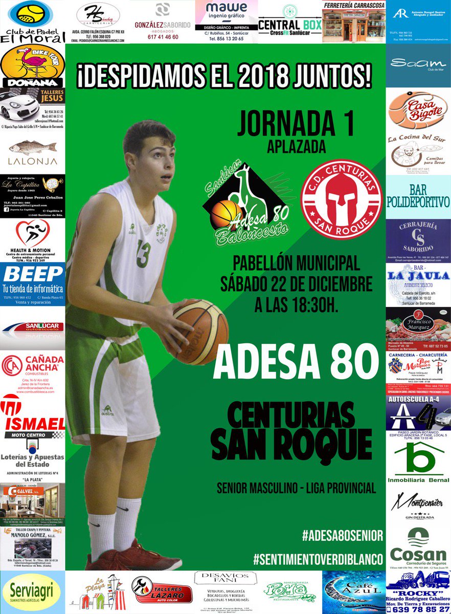 adesa80senior's tweet photo. 🔴 Este sábado volvemos a jugar en casa, ¡Todos el pabellón! 🏀💚
.
#Adesa80Senior #SentimientoVerdiBlanco https://t.co/Dr5gebVbdV