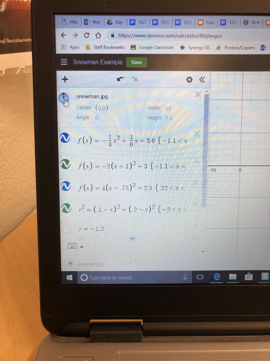 Ms_Brunke's tweet image. Planning a lesson for students to build winter themed pictures using #functions and @Desmos ! Excited to see creativity and math come together!! #funwithfunctions @grcollegiate @vbschools @VBMathRocks