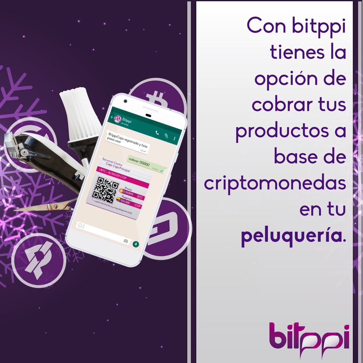 Bitppi's tweet image. 💈 Sabias que con Bitppi en tu barbería, tienes la opción de cobrar tus productos a base de criptomonedas. 💇‍♂️

#Bitppi #Cúcuta #peluquería #barbershop #hombres #estilo #barberos #men #hair #fade #hairstyle #beard #fashion #music #cabello #look #fade #corte #haircut #cortedepelo