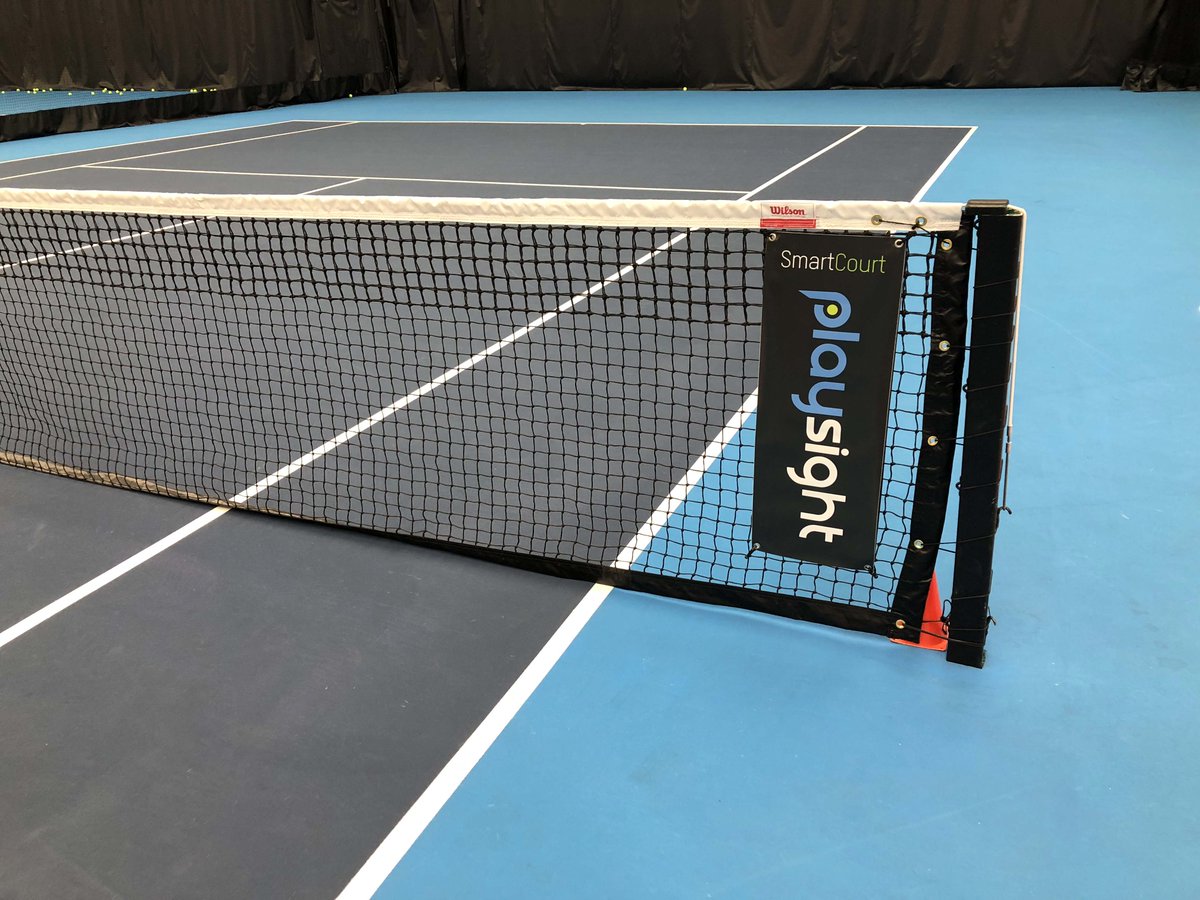 IlliniWTennis's tweet photo. Atkins Tennis Center is now one of just five college tennis venues with @PlaySight Smartcourt Technology on all 6⃣ courts. #Illini

In addition to providing HD streams and determining line calls, PlaySight records ball trajectory, speed/spin shot data, as well as player movement. https://t.co/9xddTPVhvV