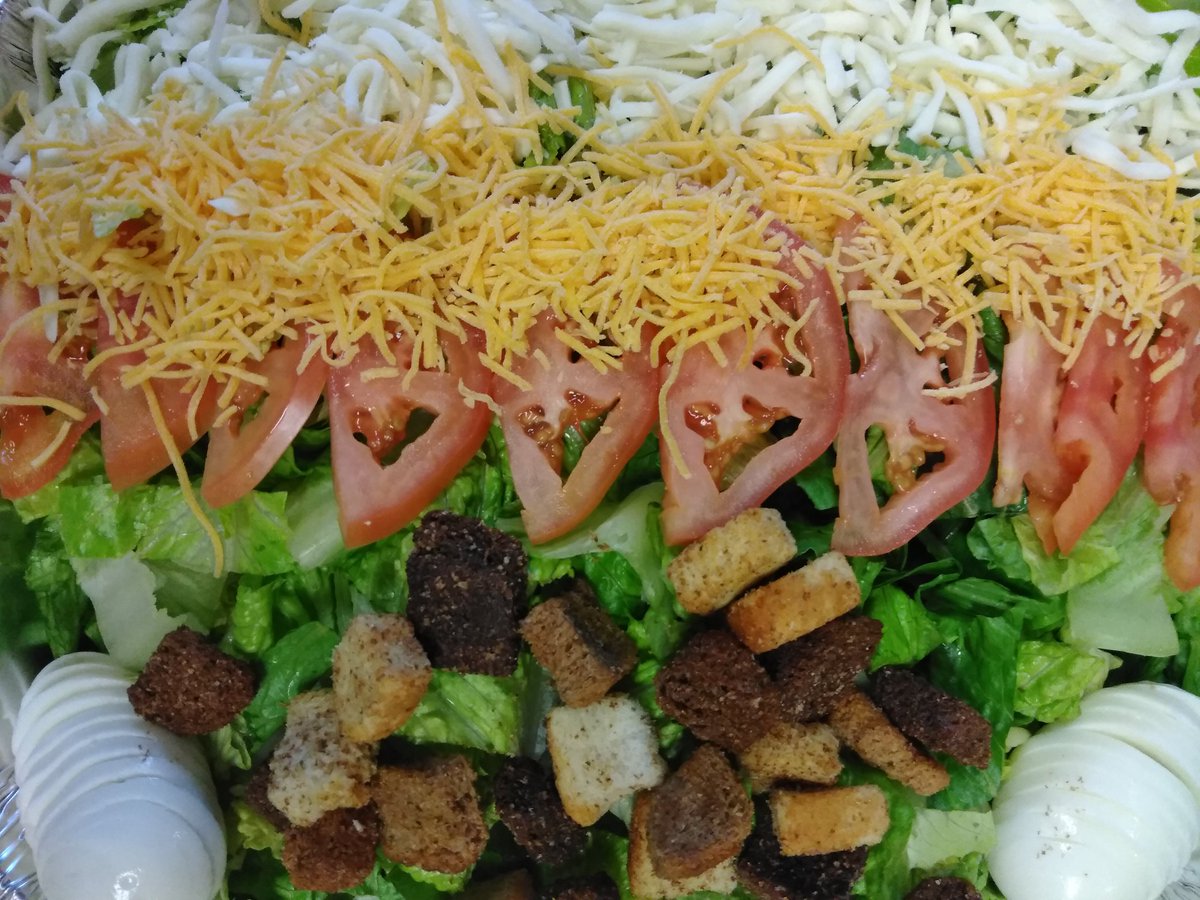 Order a catering salad to help feed your group!
#localfood #fortwayne #saladsarefun