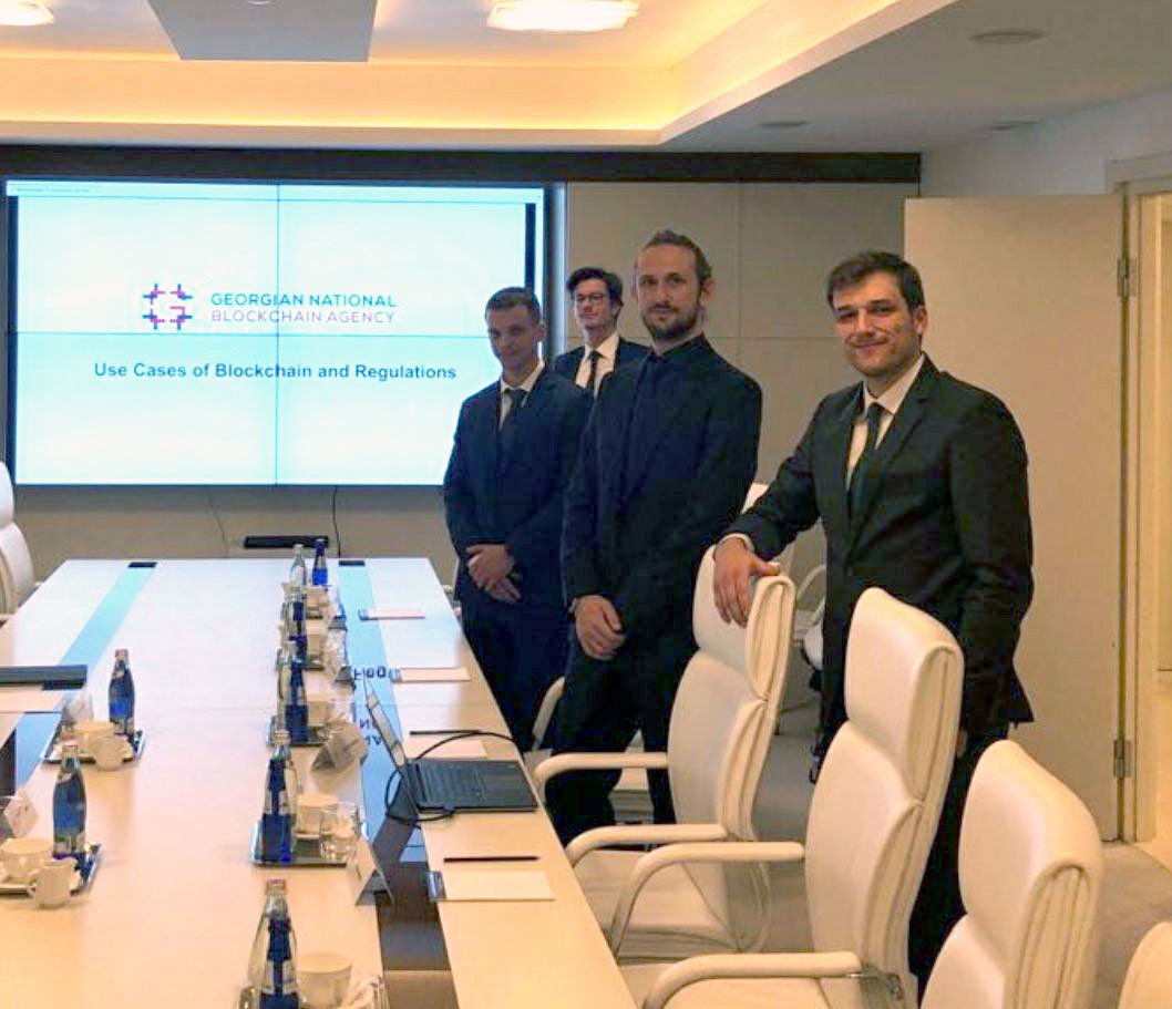 AgencyGeorgian's tweet photo. Thanks to the Prime Minister of Georgia @BakhtadzeMamuka, @GovernmentGeo, and Georgian National Blockchain Agency, today we start building the national blockchain ecosystem and developing the legal framework to support it.

@BesarioniK @HyperLinkCap @heckerhut #securitytokens https://t.co/vipJDc0U4r