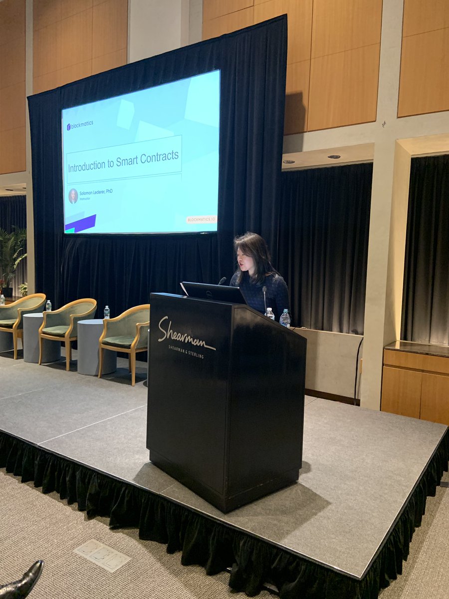 ShearmanFinTech's tweet photo. Our Chief Diversity & Talent Strategy Officer Sandra Bang welcomes the attendees to our “Understanding Blockchain Smart Contracts” event with .@DivinBlockchain! #Blockchain #FinTechSalons #FinTech https://t.co/RI5Qho150t