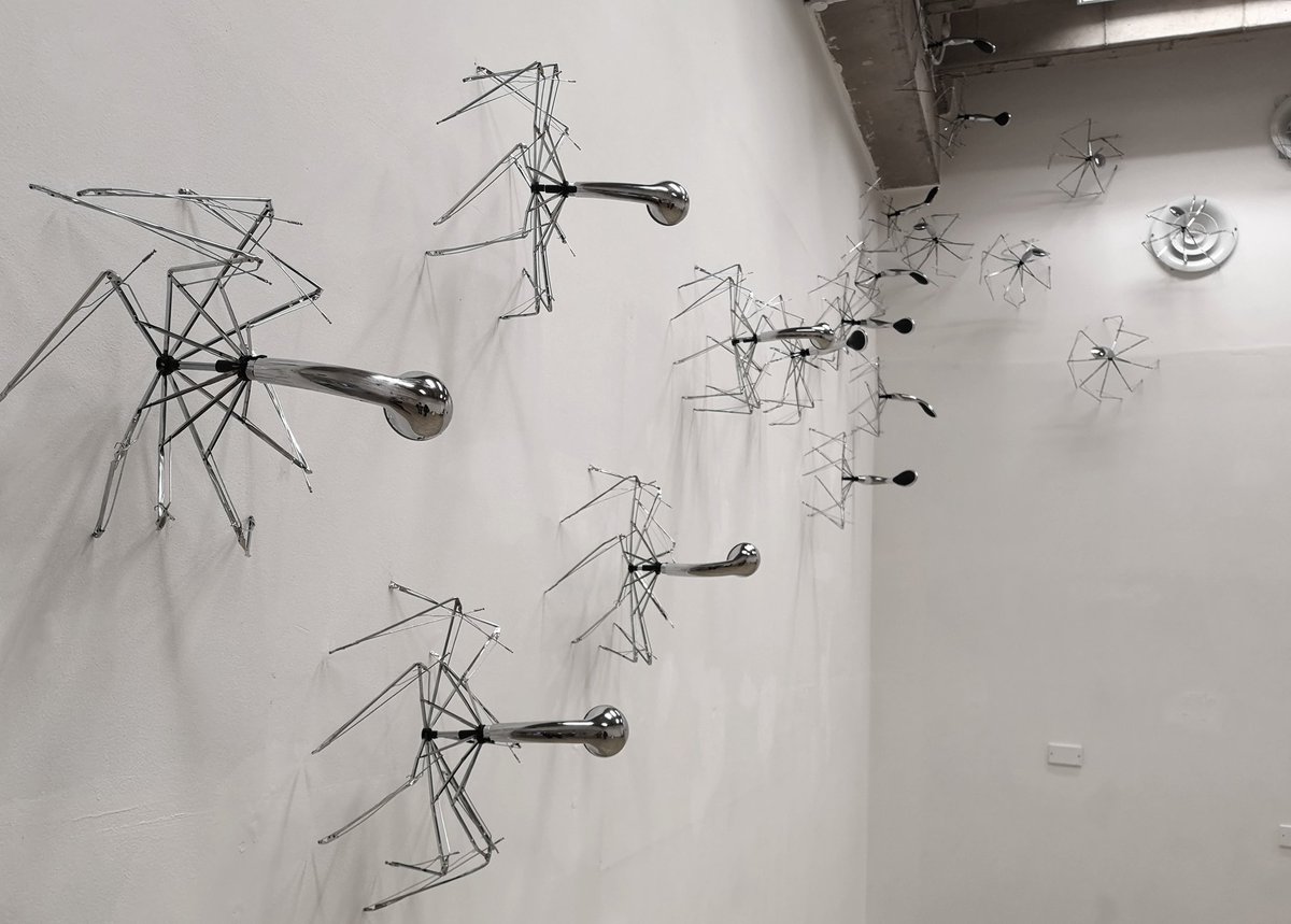 cerysknighton's tweet photo. 'How do we navigate our way through the changes in scientific, medical and technological practises?'

Today I saw Intersection at @arcadecampfa - what a thought-provoking exhibition with incredible work by Julia Thomas, Konstantinos Grigoriadis and Felicity Swallow. #sipcardiff https://t.co/2uozglsJhn