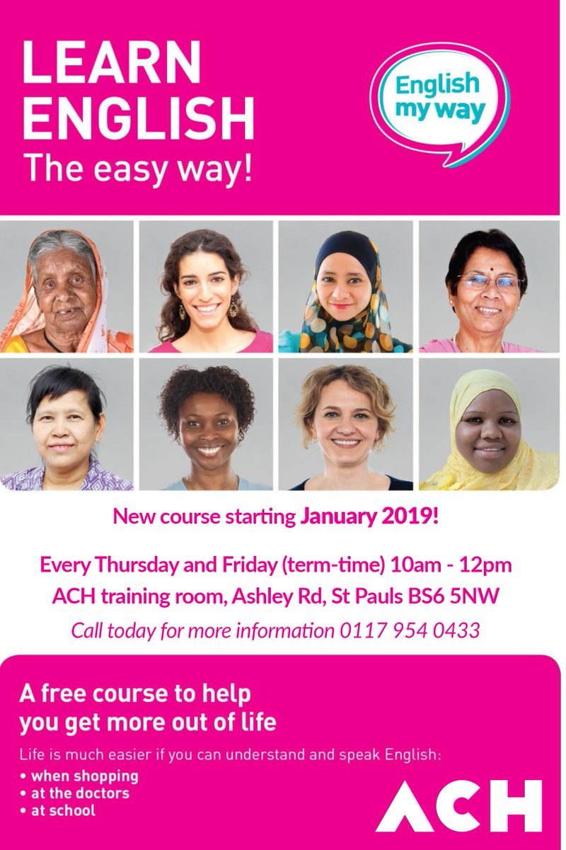 HimiloTraining's tweet photo. New @englishmywayUK course starting with us this January in Bristol! Give us a call today to enrol #courses #newyear #englishmyway https://t.co/ZbywGOf753 https://t.co/OieL6eLtTK