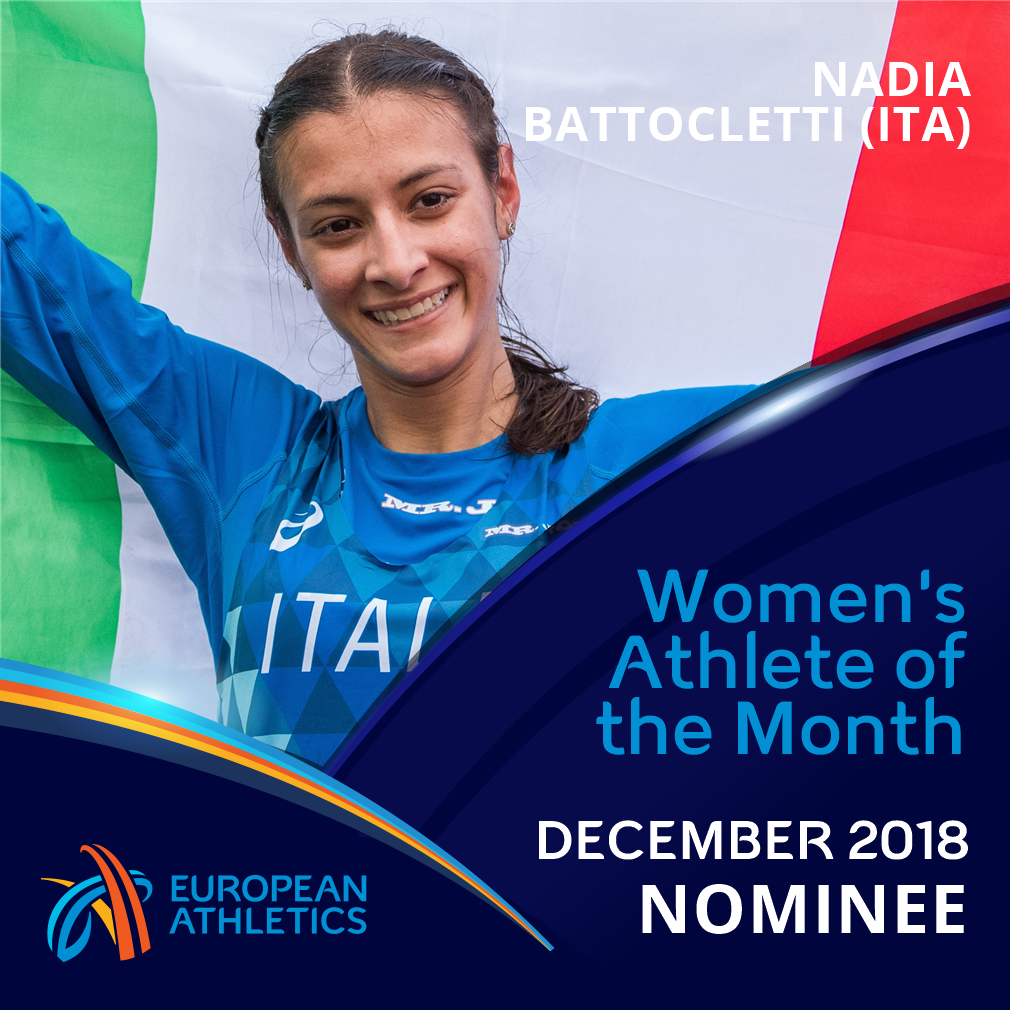 RT to vote for Nadia Battocletti as your women's Athlete of the Month!

Battocletti won U20 gold at the SPAR European Cross Country Championships in Tilburg.

Voting closes at 12:00pm CET on Tuesday 8 January.
#athleteofthemonth