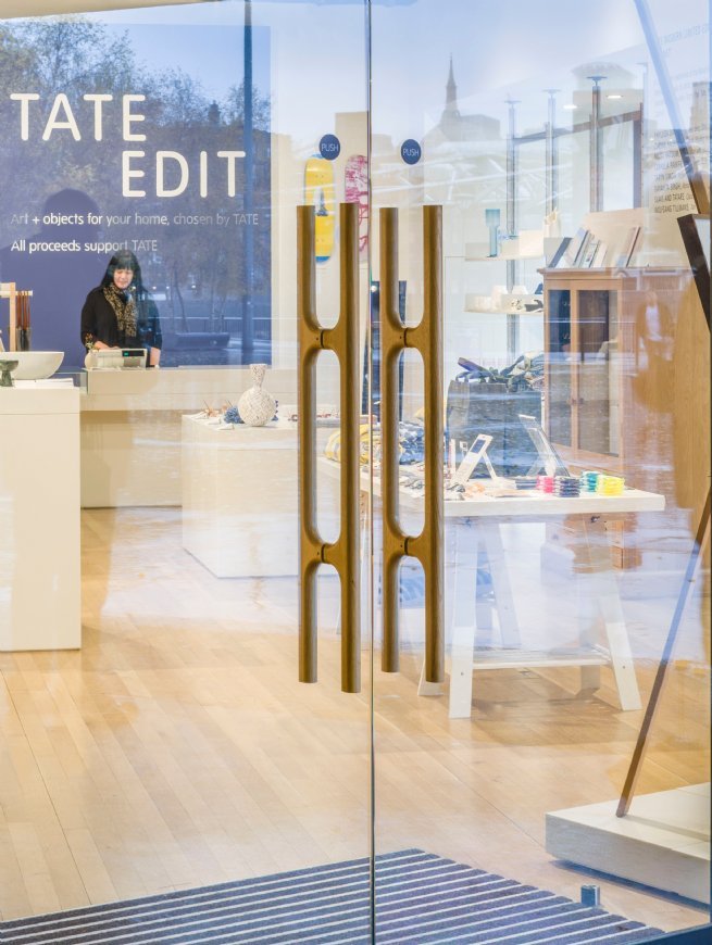 StuartAllgood's tweet image. Our Holt Pull handles have been installed on the @tatemodernshop I love the combination of Glass and Wood