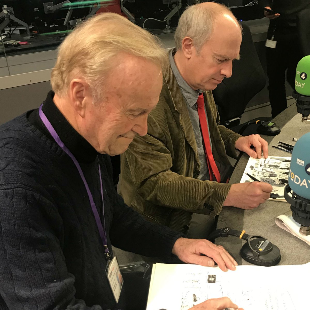 Mac and Martin Rowson