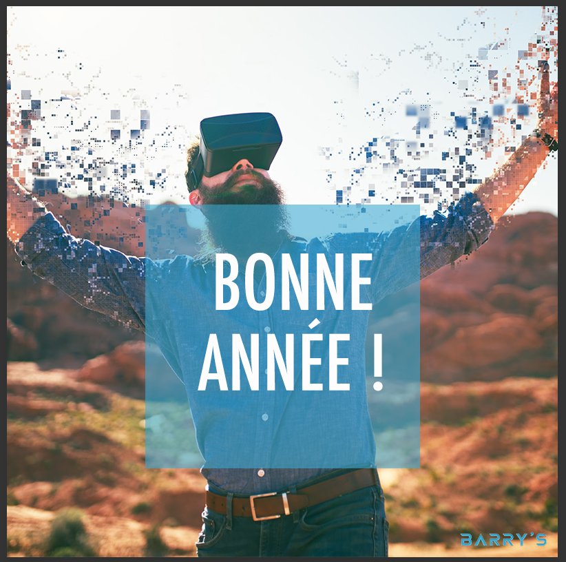 Bonne année 2019 ! #BarrysTeam #VR #Eventagency