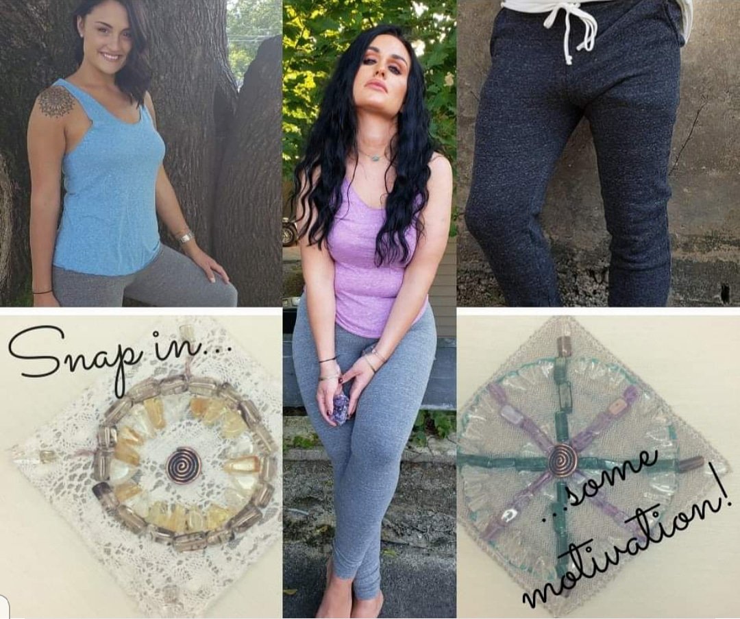 PrismWheel's tweet photo. Looking for some new work out clothes that can help you feel motivated? Not a problem, our workout clothes are comfortable, fashionable and have the option to snap in a crystal wheel of your choice!
#workout #newyearsresolutions #Motivation #metaphysical #crystalgrid https://t.co/sPH3iEdrHW